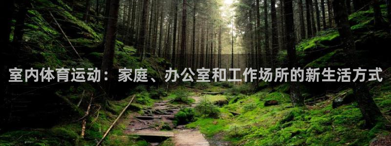 中欧体育网页登录：室内体育运动：家庭、办公室和工作场所的新生活方式